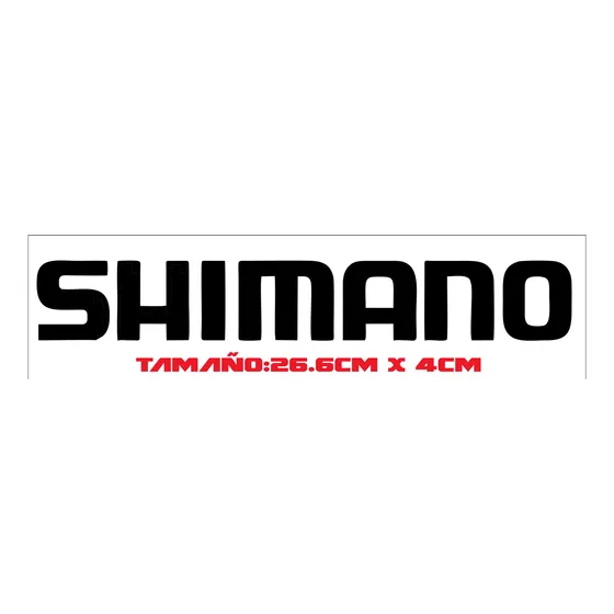 Calcomania-pegatina-stiker Ciclismo Pesca Shimano