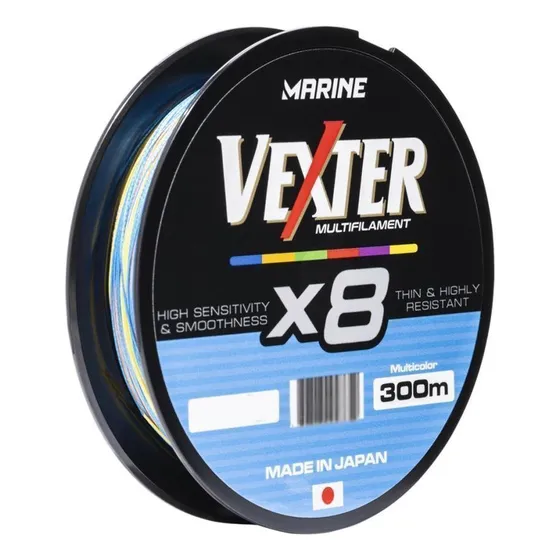 Linha Pesca Multi. Vexter X8 0,29mm 40lb 300m Multicolor