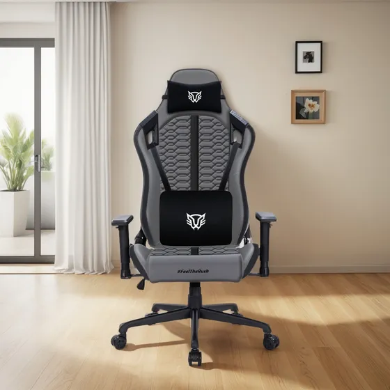 Silla Gamer Thunder Max V7 Pu + Tela + Nylon Hasta 120 Kg
