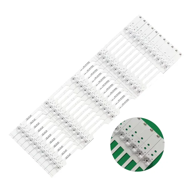 11 Tiras De 5 Leds Compatible Con  60h6e