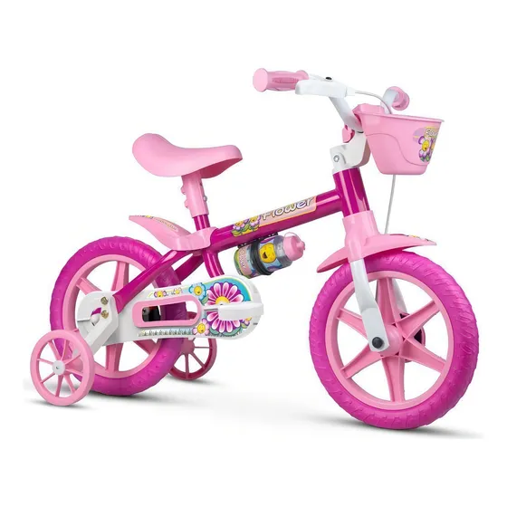 Bicicleta Infantil Aro 12 Flower - Nathor
