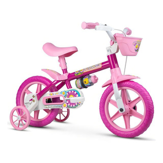 Bicicleta Infantil Aro 12 Flower - Nathor Bicicleta Infantil Aro 12 Flower - Nathor