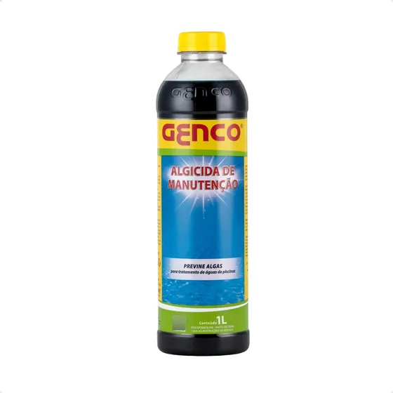 Algicida Manutenção Piscinas 1l Genco Previne Algas
