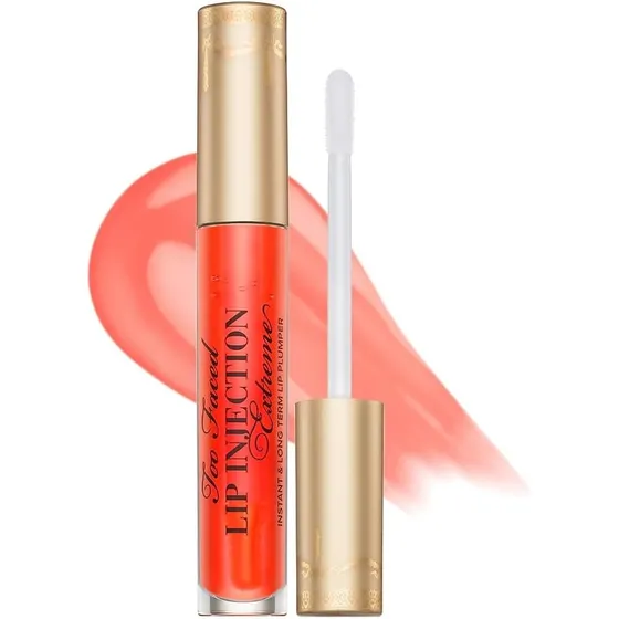 Lip Injection Too Faced Lip Gloss Voluminizador Color Tangerine Dream