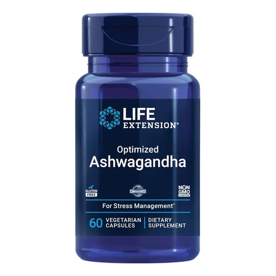 Suplemento Ashwagandha Optimizado 60 Capsulas Life