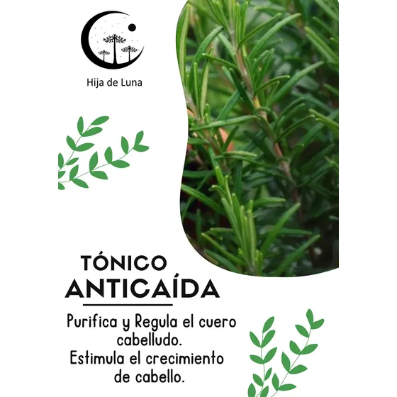 Tónico Capilar Anticaida Estimulador Crecimiento Natural