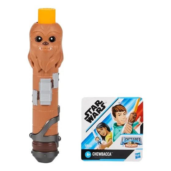 Sable Extensible Lightsaber Squad Star Wars Hasbro Chewbacca Color Marrón