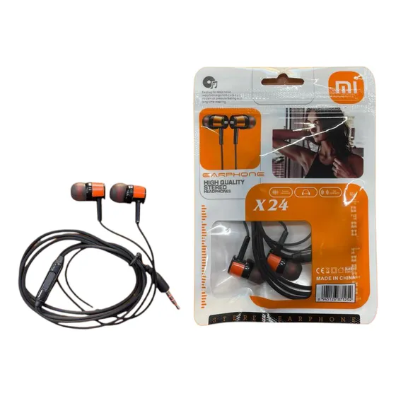 Audifonos Xiaomi X24 Negro Alambricos