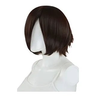 Pelucas Anime Corta Marrón Oscuro Capas 15 Pulgadas (21db) Pelucas Anime Corta Marrón Oscuro Capas 15 Pulgadas (21db)