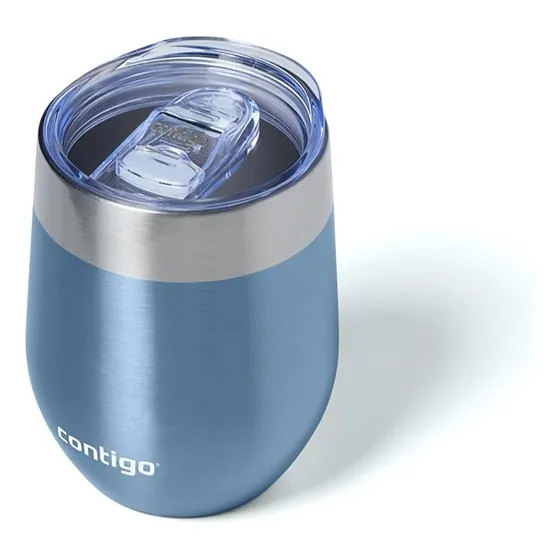 Vaso Termico Contigo River North Acero 12oz Azul Copa Vino