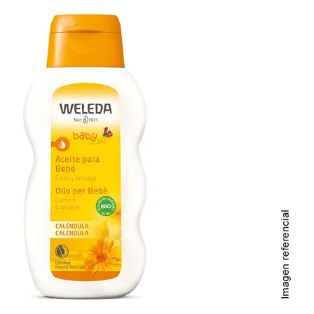 Aceite Para Bebé Natural De Caléndula Weleda 200ml