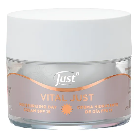 Crema Hidratante De Día Fps 15 Vital Just Tipo de piel Normal
