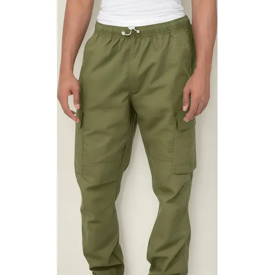 Pantalon Cargo Con Puño En Cintura Oferta