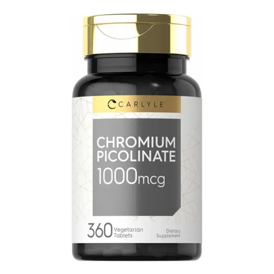 Picolinato De Cromo 1000 Mcg X 360 Tabletas Veg. - Carlyle | Cuotas sin interés