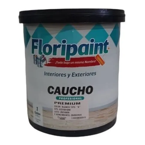 Pintura Caucho Tipo A Marfil Galon Floripaint