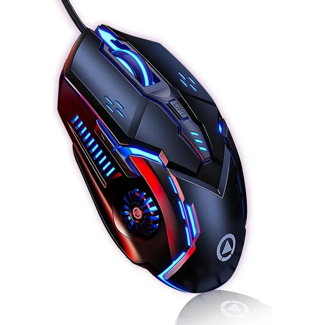 Mouse Gamer Usb K2 Luces Rgb Raton Gaming 