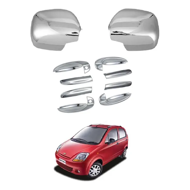 Tapas Forros Espejos Y Manillas Cromadas Chevrolet Spark