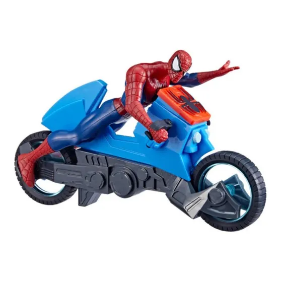 Figura De Acción Spiderman Y Moto Arácnida F5074