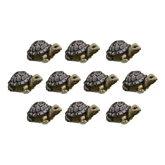 10 Figuras De Tortuga Miniatura  S De  , Mini Tortugas ...