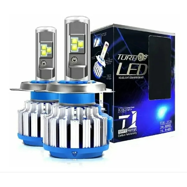 2 Luces Led Bombillos H4, H1,  H7, H11, 880 Turbo Led