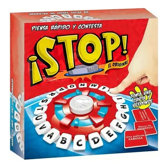 Juego De Mesa Stop Familiar Aprendizaje Interactivo