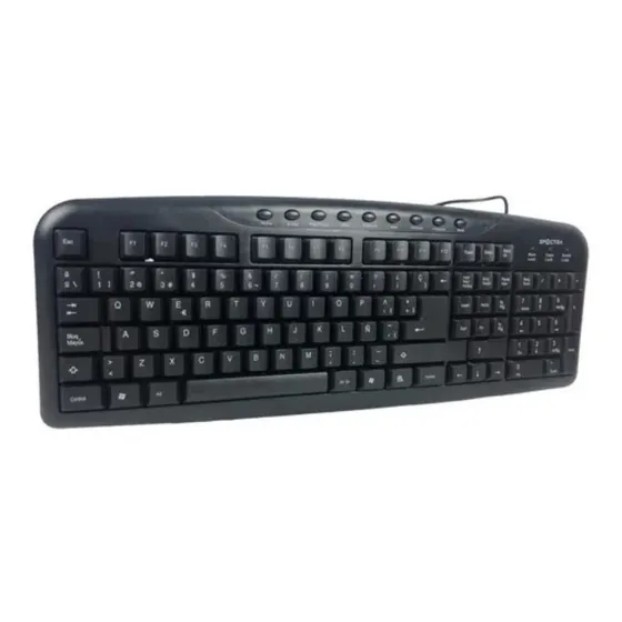 Teclado Spectra Periférico Sku-80746, Conexión Usb Alámbrico