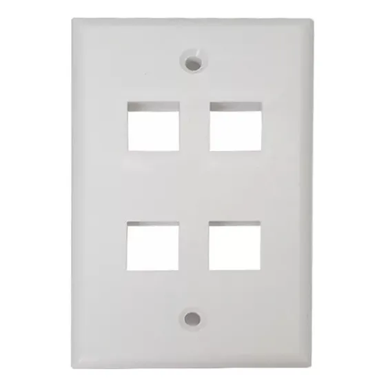 Face Plate + 4 Tomas Blanco (wireplus+)