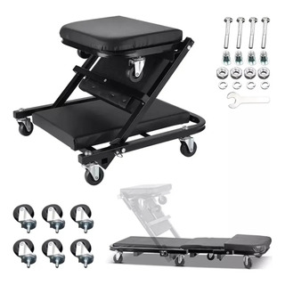 Cama Para Taller Mecanico Plegable 2 En 1 Deslizante 36 PuLG Cama Para Taller Mecanico Plegable 2 En 1 Deslizante 36 PuLG