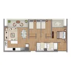 3 dormitorios  |  2 baños