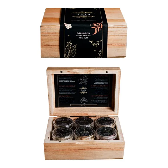 Kit Botanicos Gin Tonic Estuche Kaia X6 Botanicos Premium