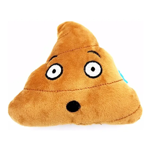 Juguete Para Perro Emoji Caca Popo Whatsapp Con Chifle