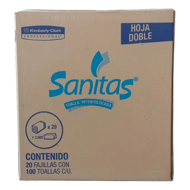 Sanitas Toalla Interdoblada 2000 Toallitas