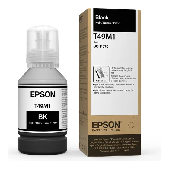 Tinta Epson T49m1 Original Negro  Sublimacion Nuevo 140ml