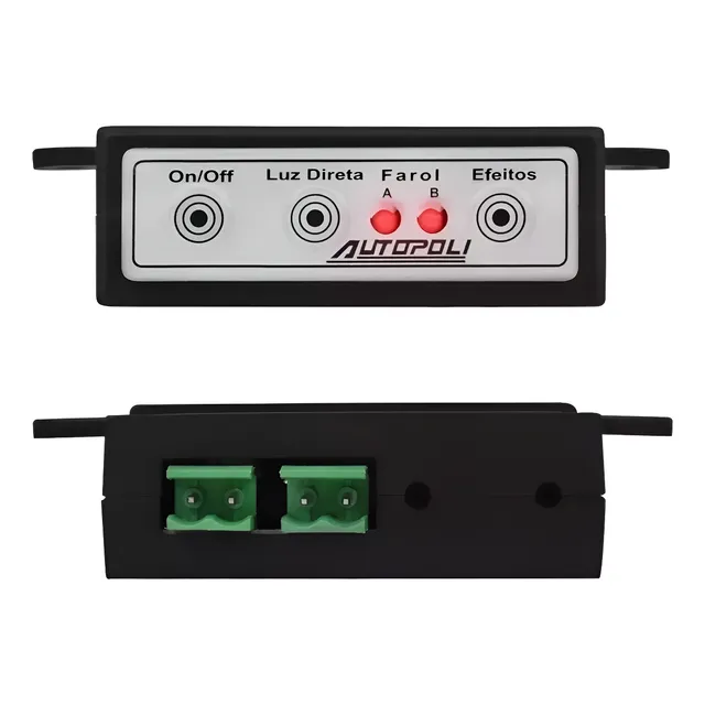 Módulo Controle Comando Farol Led Strobo Autopoli 12/24v