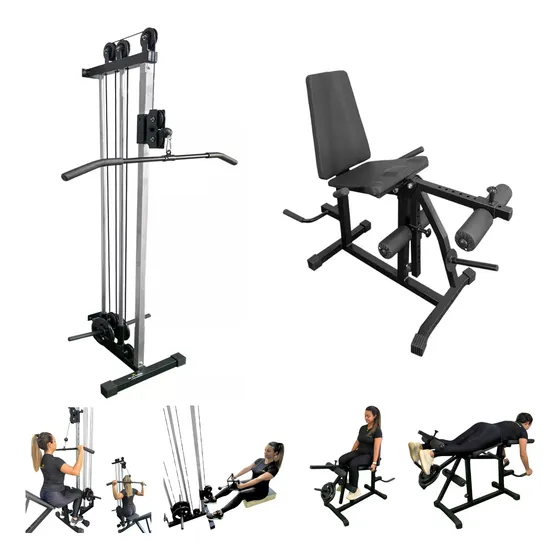 Mono Cross + Cadeira Extensora E Flexora Conjugada 