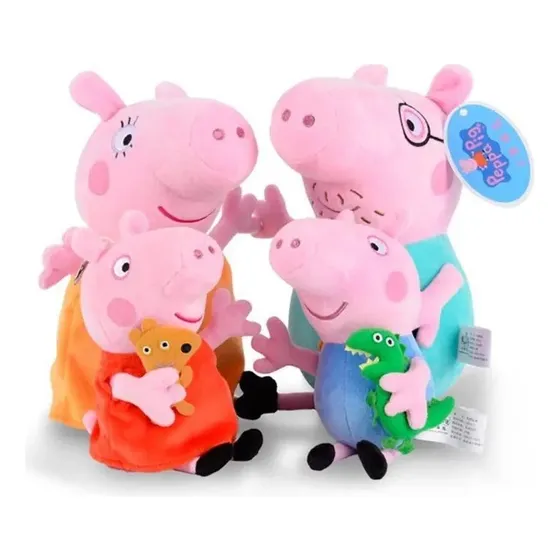 Peluche Peppa Pig George Papá Y Mamá Familia