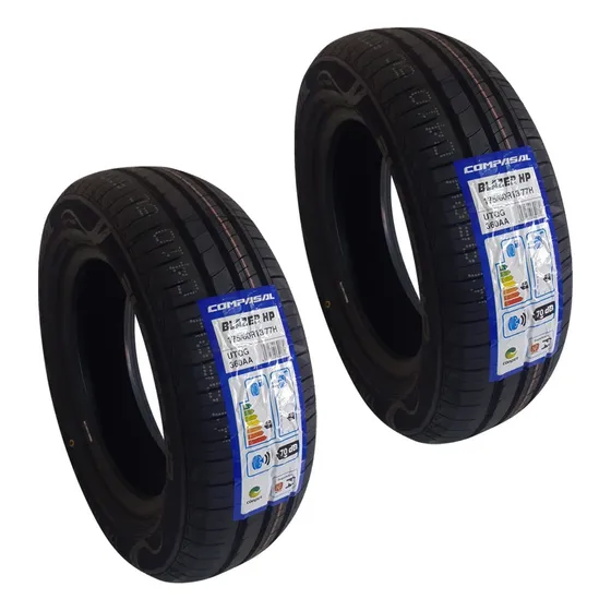Kit 2 Pneus Compasal Aro 13 175/60 R13 77h Blazer Hp