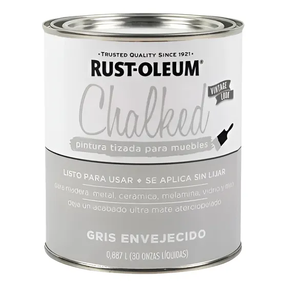 Rust-oleum Chalked Tizado Gris Envej 0.8l