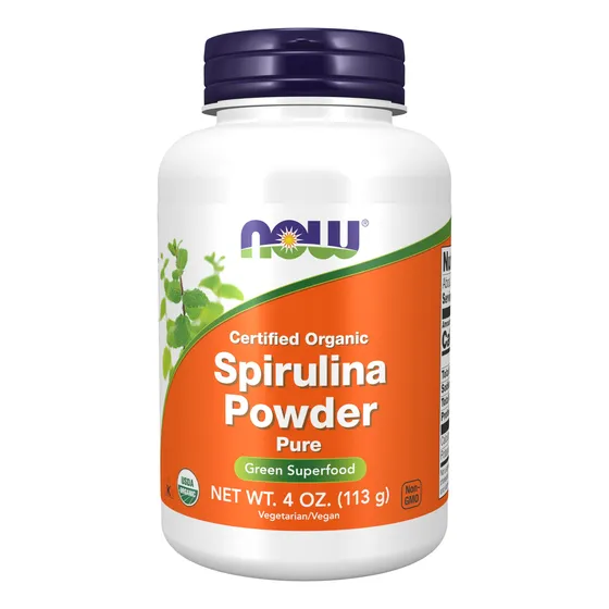 Suplementos Now Foods, Espirulina En Polvo, 120 Ml, Órgano C