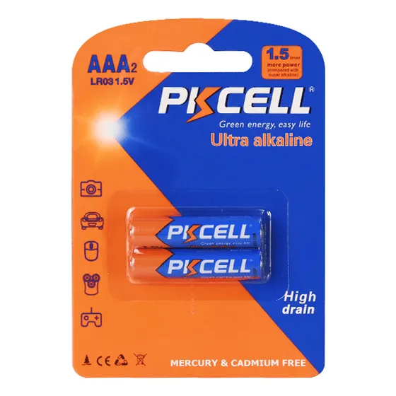 Baterías Pilas Aaa Alkalina Blister 2 Unidades