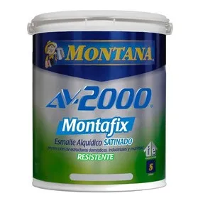Pintura Aceite Satinado Blanco Av-2000 Montafix (cuartico)