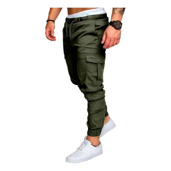 Pantalon Cargo Hombre Gabardina Elastizada Talles Especiales