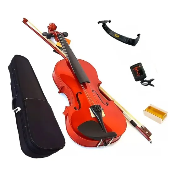 Violín 4/4 Yirelly By Corelli Completo Con Accesorios Color Lincoln Brillante