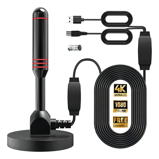 Antena De Tv Digital Para Interiores Antena Hdtv 4k 1080p | Cuotas sin interés