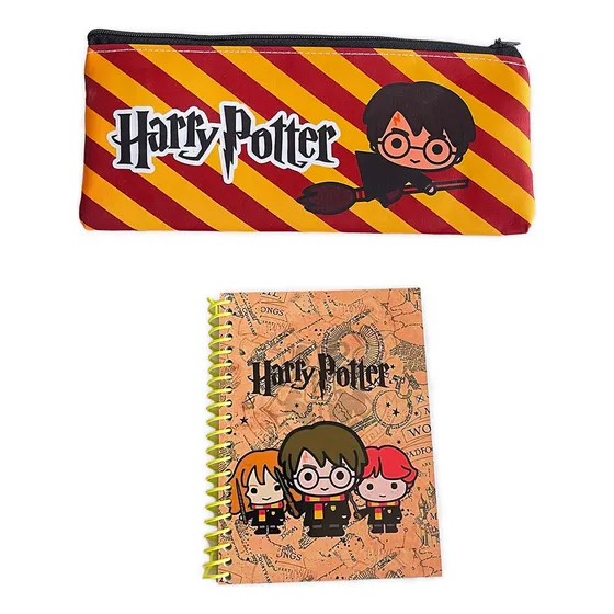 Estuche Escolar Harry Potter Anime + Libretita