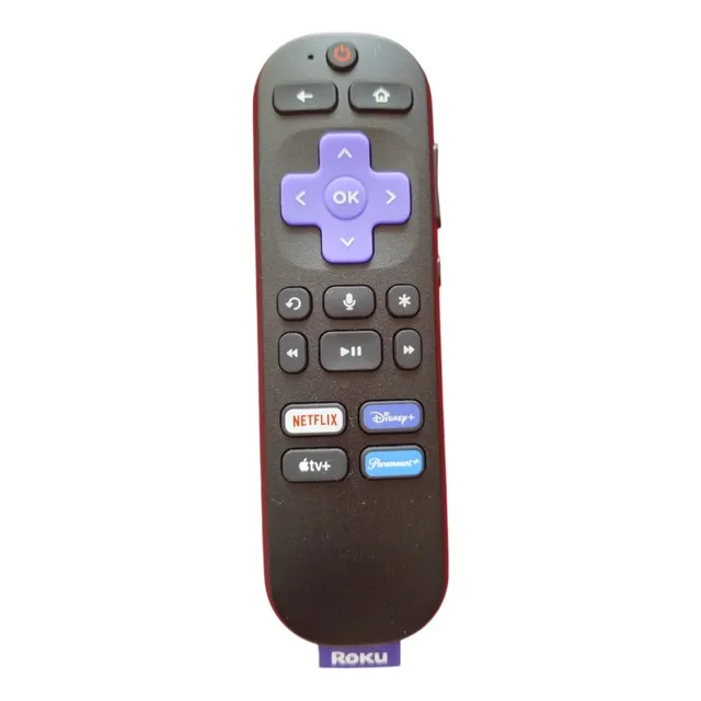 Control Remoto Roku, Voz, Original, Nuevo, Autoprogramable Negro
