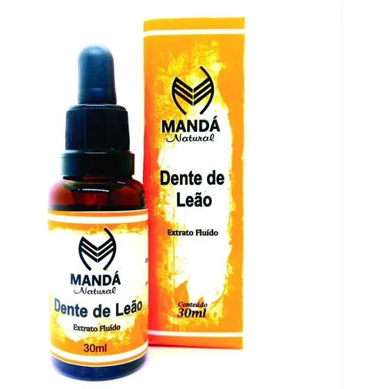 Extrato Fluído Dente De Leão 30ml Laudo Certificado Puro