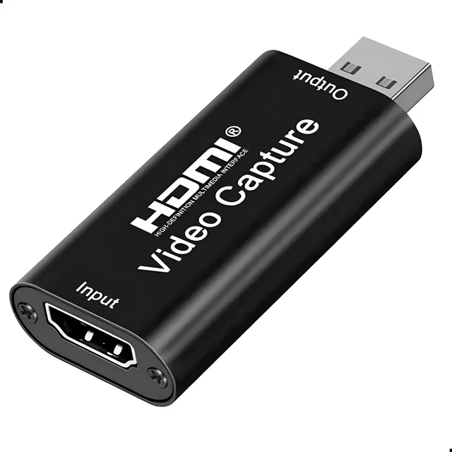 Tarjeta De Captura De Audio Y Video Hdmi A Usb Fhd Hd 1080p