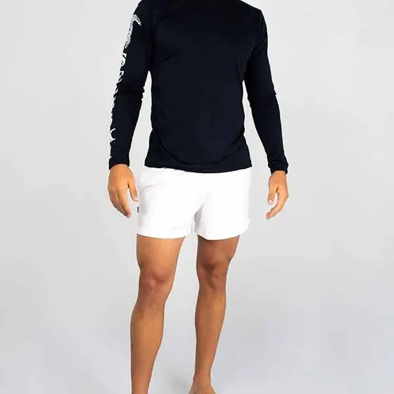 Seleski .swimwear. Short Unicolor Blanco