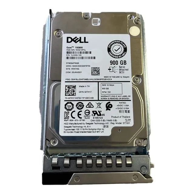 Disco Duro Dell 900 Gb 4kn, 2.5 Sas, 12 Gbps, P/n:qxth17